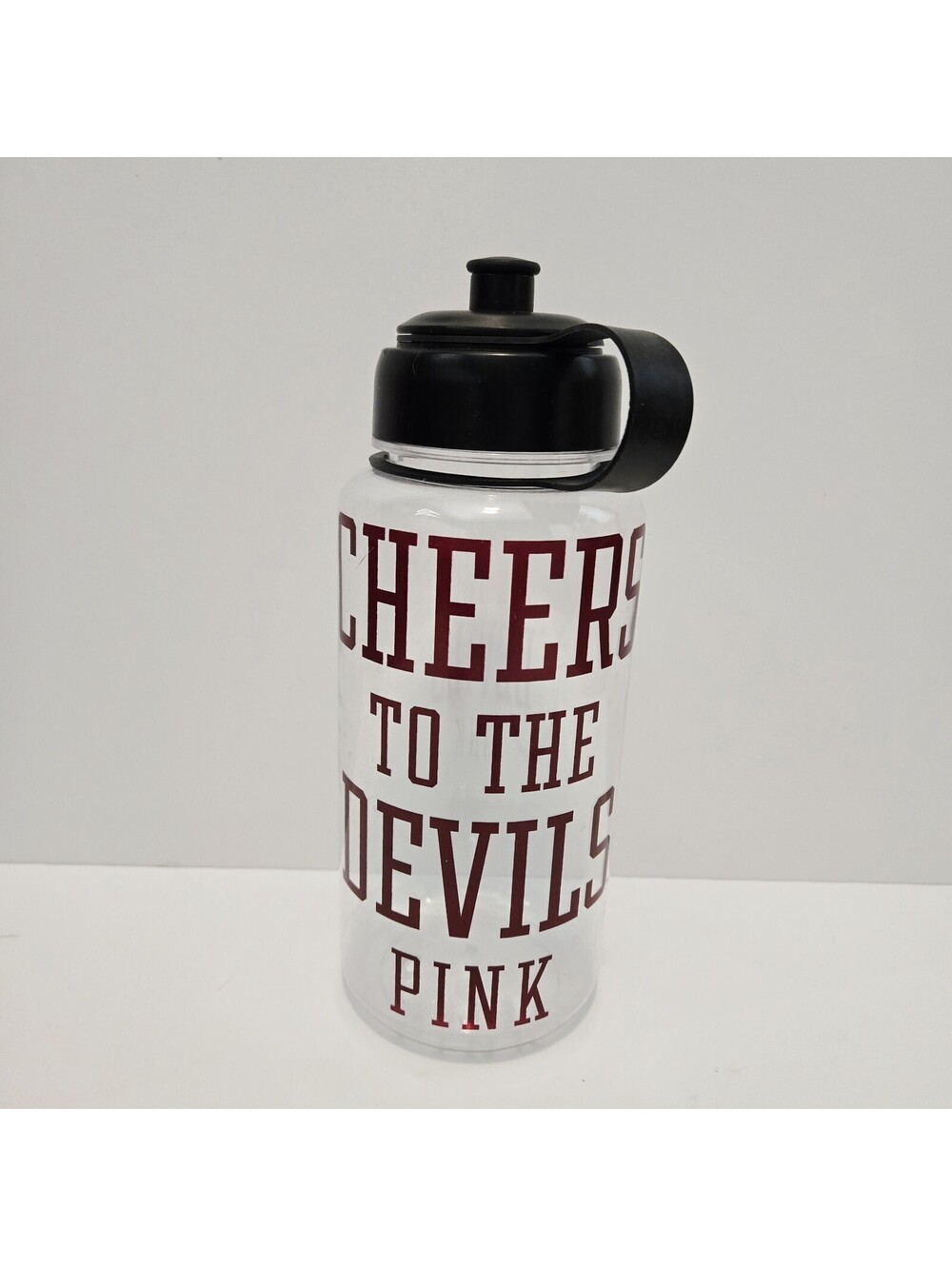 Victoria's Secret Pink Water Bottle 33 oz Cheers To The Devils ASU Arizona State